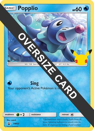 Image of Popplio SM03/03  First Partner Pack - Promo