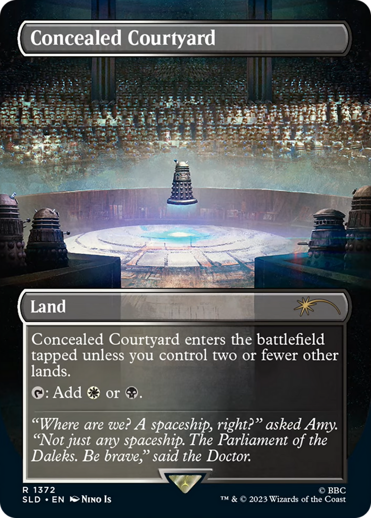 Image of Concealed Courtyard (SLD-1372) - Secret Lair Drop (Borderless) Foil