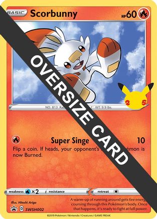 Image of Scorbunny SWSH002  First Partner Pack - Promo