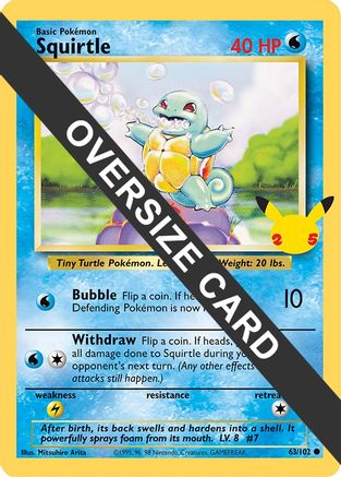 Image of Squirtle 063  First Partner Pack - Promo