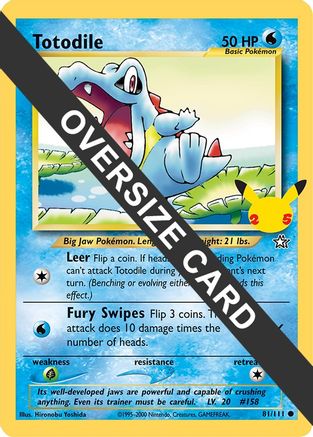 Image of Totodile 081  First Partner Pack - Promo