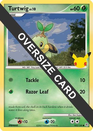 Image of Turtwig 103/130  First Partner Pack - Promo