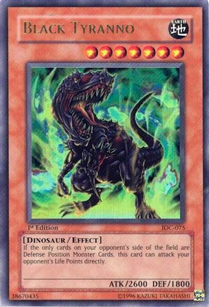 Image of Black Tyranno (IOC-075) - Invasion of Chaos 1st Edition