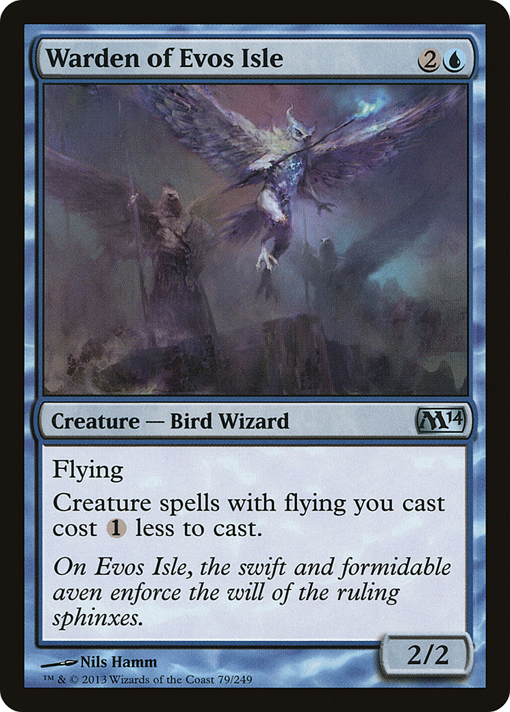 Image of Warden of Evos Isle (M14-079) - Magic 2014