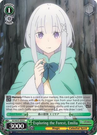 Image of Exploring the Forest, Emilia (RZ/SE35-E09 R) - Re:ZERO: The Frozen Bond