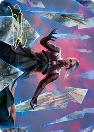 Image of Behold the Multiverse Art Card (Gold-Stamped Signature) (ASKHM-010) - Art Series: Kaldheim