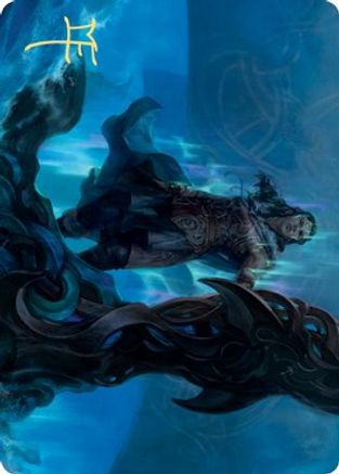 Image of Cosima, God of the Voyage Art Card (Gold-Stamped Signature) (ASKHM-012) - Art Series: Kaldheim