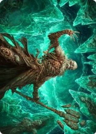 Image of Draugr Necromancer Art Card (ASKHM-022) - Art Series: Kaldheim