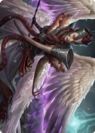 Image of Firja, Judge of Valor Art Card (ASKHM-056) - Art Series: Kaldheim
