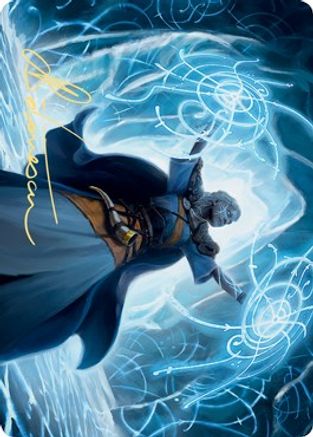 Image of Frost Augur Art Card (Gold-Stamped Signature) (ASKHM-014) - Art Series: Kaldheim