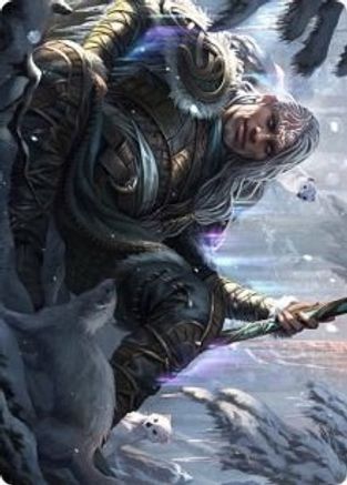Image of Jorn, God of Winter Art Card (ASKHM-047) - Art Series: Kaldheim