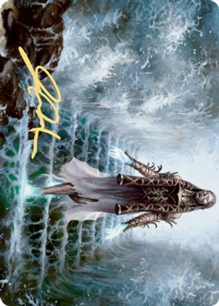Image of Karfell Harbinger Art Card (Gold-Stamped Signature) (ASKHM-017) - Art Series: Kaldheim