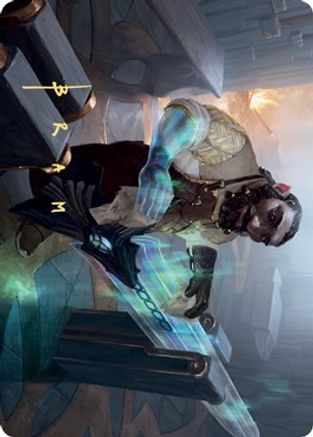 Image of Koll, the Forgemaster Art Card (Gold-Stamped Signature) (ASKHM-059) - Art Series: Kaldheim