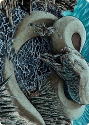 Image of Koma, Cosmos Serpent Art Card (80/81) (ASKHM-080) - Art Series: Kaldheim