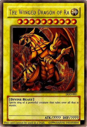 Image of The Winged Dragon of Ra (DOD-001) - Dawn of Destiny Xbox Limited