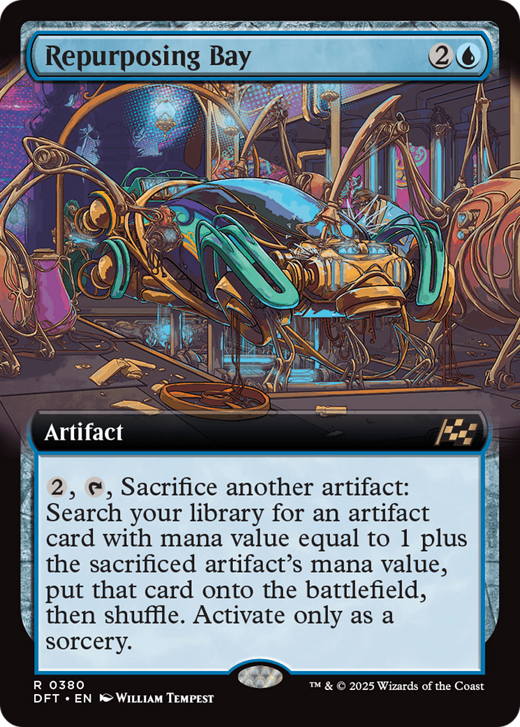 Image of Repurposing Bay (Extended Art) (DFT-380) - Aetherdrift: (Extended Art) Foil