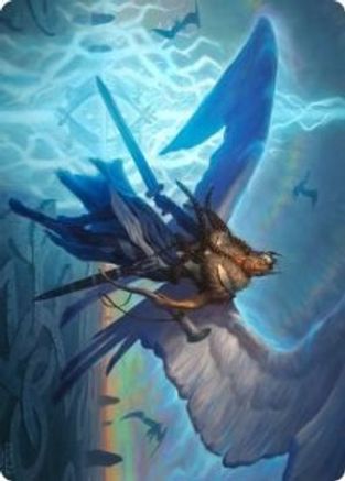 Image of Righteous Valkyrie Art Card (ASKHM-006) - Art Series: Kaldheim