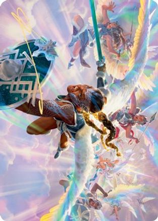 Image of Starnheim Unleashed Art Card (Gold-Stamped Signature) (ASKHM-008) - Art Series: Kaldheim