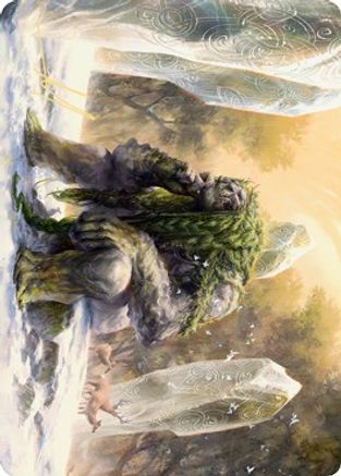 Image of Svella, Ice Shaper Art Card (Gold-Stamped Signature) (ASKHM-066) - Art Series: Kaldheim