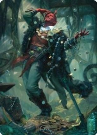 Image of Tibalt, Cosmic Impostor Art Card (ASKHM-067) - Art Series: Kaldheim