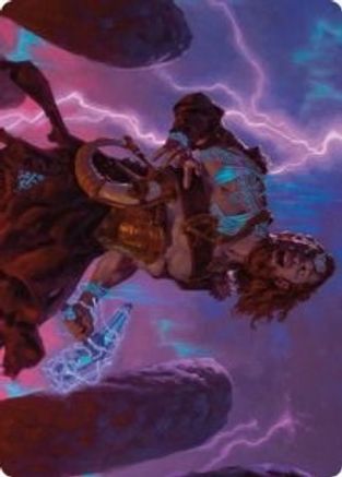 Image of Toralf, God of Fury Art Card (ASKHM-039) - Art Series: Kaldheim