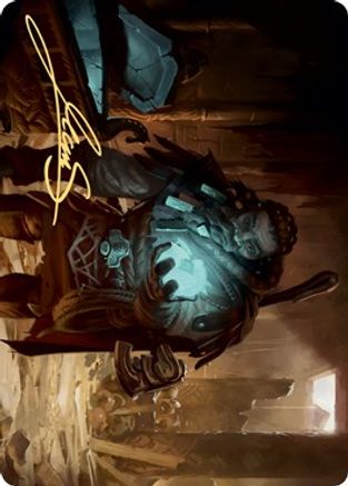 Image of Vault Robber Art Card (Gold-Stamped Signature) (ASKHM-040) - Art Series: Kaldheim