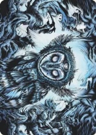 Image of Vega, the Watcher Art Card (ASKHM-081) - Art Series: Kaldheim