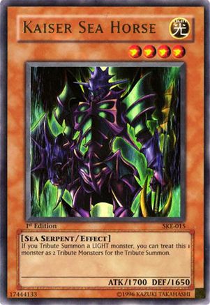 Image of Kaiser Sea Horse (SKE-015) - Starter Deck: Kaiba Evolution Unlimited