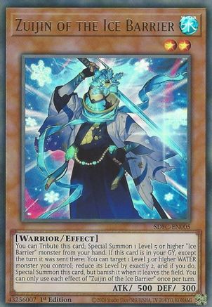 Image of Zuijin of the Ice Barrier (SDFC-EN005) - Structure Deck: Freezing Chains 1st Edition