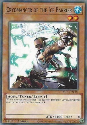 Image of Cryomancer of the Ice Barrier (SDFC-EN007) - Structure Deck: Freezing Chains 1st Edition
