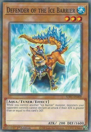 Image of Defender of the Ice Barrier (SDFC-EN009) - Structure Deck: Freezing Chains 1st Edition