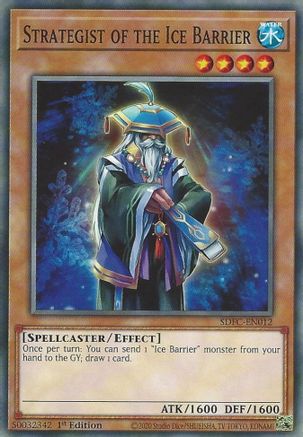 Image of Strategist of the Ice Barrier (SDFC-EN012) - Structure Deck: Freezing Chains 1st Edition