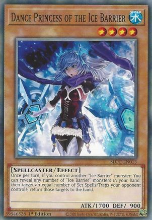 Image of Dance Princess of the Ice Barrier (SDFC-EN013) - Structure Deck: Freezing Chains 1st Edition