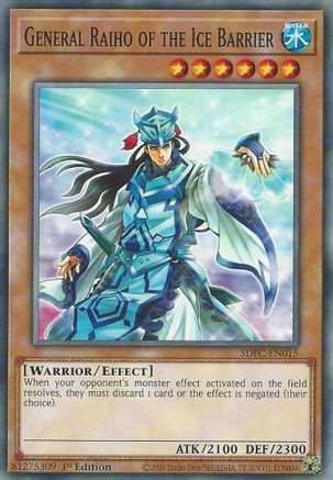 Image of General Raiho of the Ice Barrier (SDFC-EN015) - Structure Deck: Freezing Chains 1st Edition