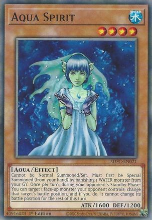 Image of Aqua Spirit (SDFC-EN021) - Structure Deck: Freezing Chains 1st Edition