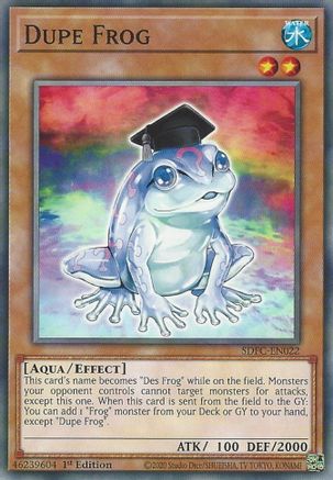 Image of Dupe Frog (SDFC-EN022) - Structure Deck: Freezing Chains 1st Edition