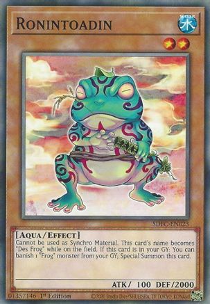 Image of Ronintoadin (SDFC-EN023) - Structure Deck: Freezing Chains 1st Edition