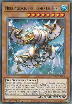 Image of Moulinglacia the Elemental Lord (SDFC-EN025) - Structure Deck: Freezing Chains 1st Edition