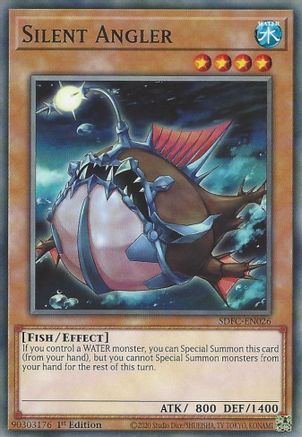 Image of Silent Angler (SDFC-EN026) - Structure Deck: Freezing Chains 1st Edition
