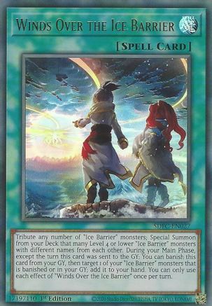 Image of Winds Over the Ice Barrier (SDFC-EN027) - Structure Deck: Freezing Chains 1st Edition