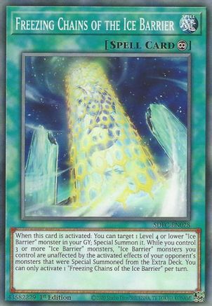 Image of Freezing Chains of the Ice Barrier (SDFC-EN028) - Structure Deck: Freezing Chains 1st Edition
