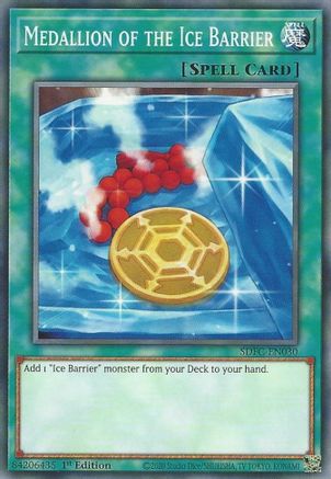 Image of Medallion of the Ice Barrier (SDFC-EN030) - Structure Deck: Freezing Chains 1st Edition