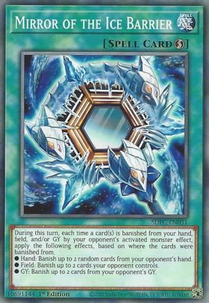 Image of Mirror of the Ice Barrier (SDFC-EN031) - Structure Deck: Freezing Chains 1st Edition