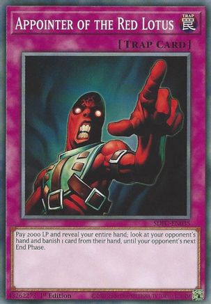 Image of Appointer of the Red Lotus (SDFC-EN035) - Structure Deck: Freezing Chains 1st Edition