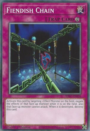Image of Fiendish Chain (SDFC-EN036) - Structure Deck: Freezing Chains 1st Edition