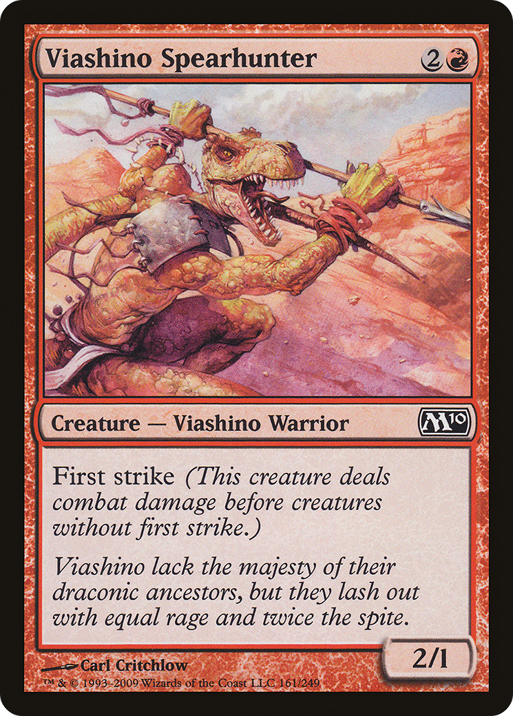 Image of Viashino Spearhunter (M10-161) - Magic 2010 Foil