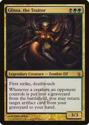 Image of Glissa, the Traitor (Mirrodin Besieged) (OVER-096) - Oversize Cards