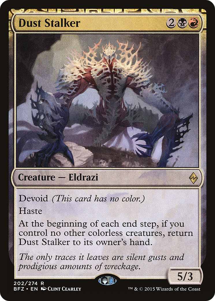 Image of Dust Stalker (BFZ-202) - Battle for Zendikar: (devoid) Foil