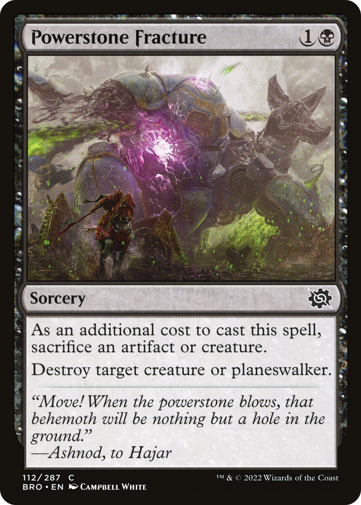 Image of Powerstone Fracture (BRO-112) - The Brothers' War