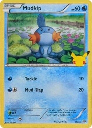 Image of Mudkip 019/25  McDonalds 25th Anniversary Promos - Promo